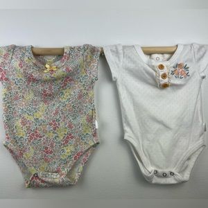 Baby Girl Floral Onesies 3-6M